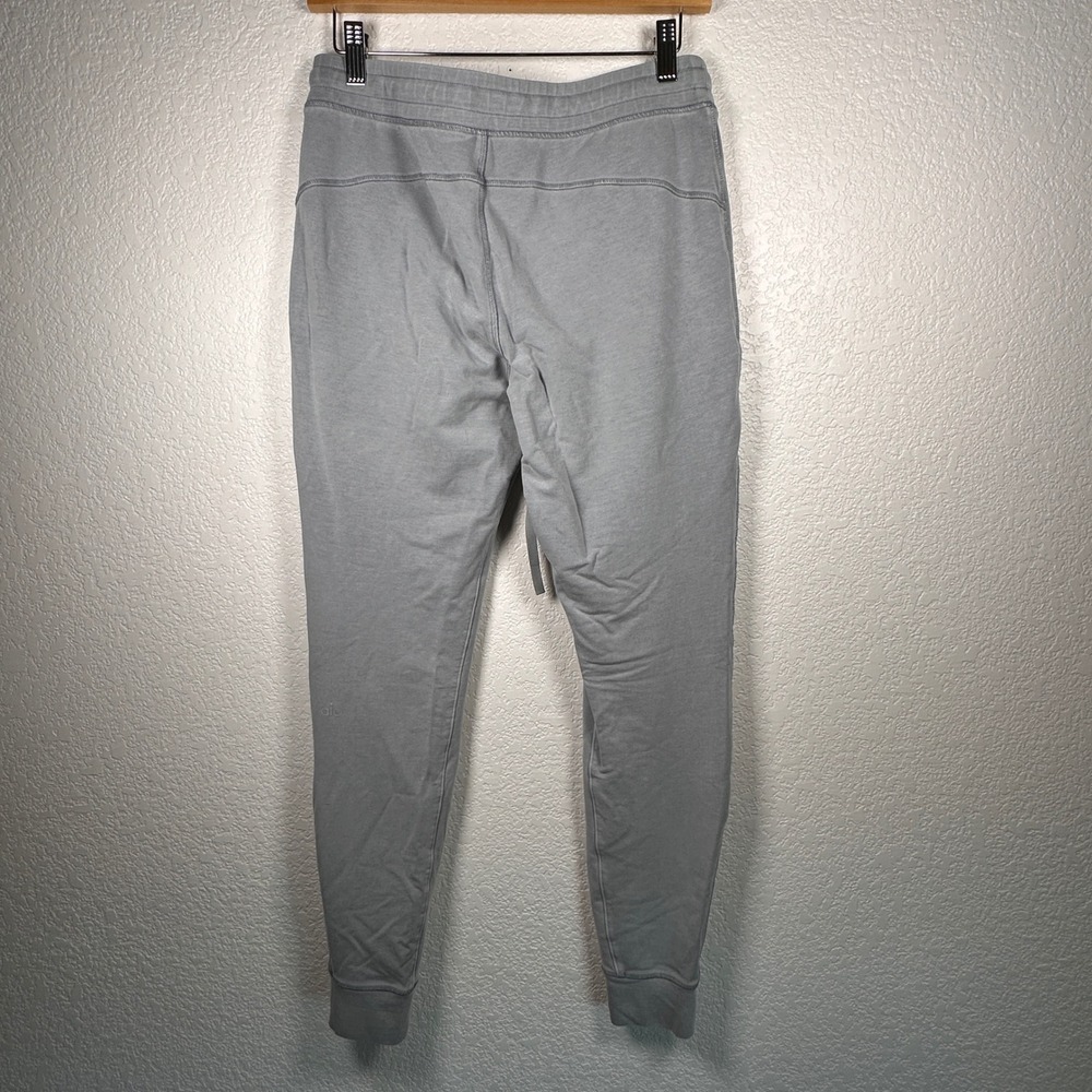 ALO Yoga Moto Jogger Sweatpants Women's Gray Zipper Pockets  Small - Picture 5 of 9
